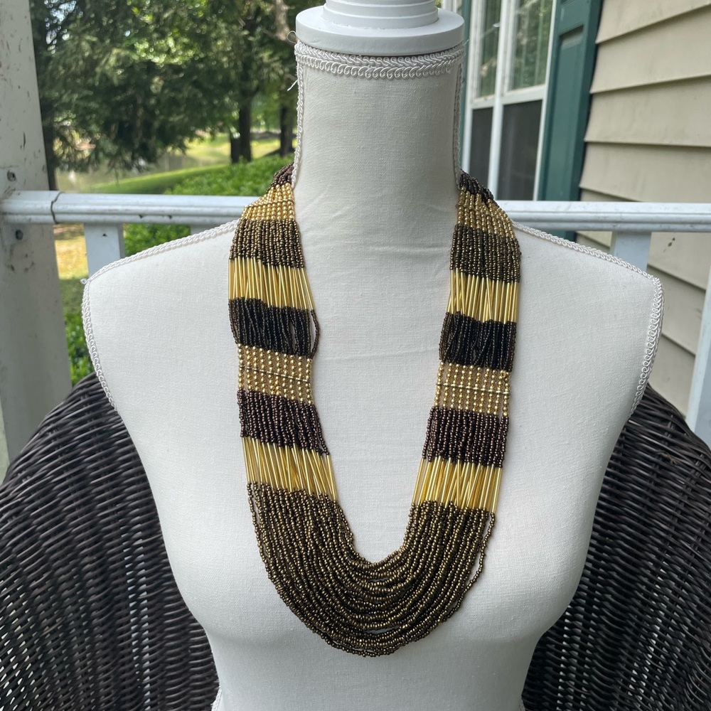 HALF PRICE SALE STATEMENT NECKLACE, GIFT FOR HER , AFRICAN NECKLACE